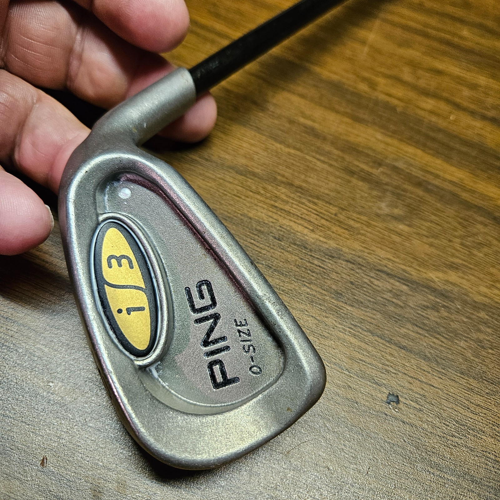 PING I 3 6 IRON WITH A ALDILIA STIFF GRAPHITE SHAFT WHITE DOT