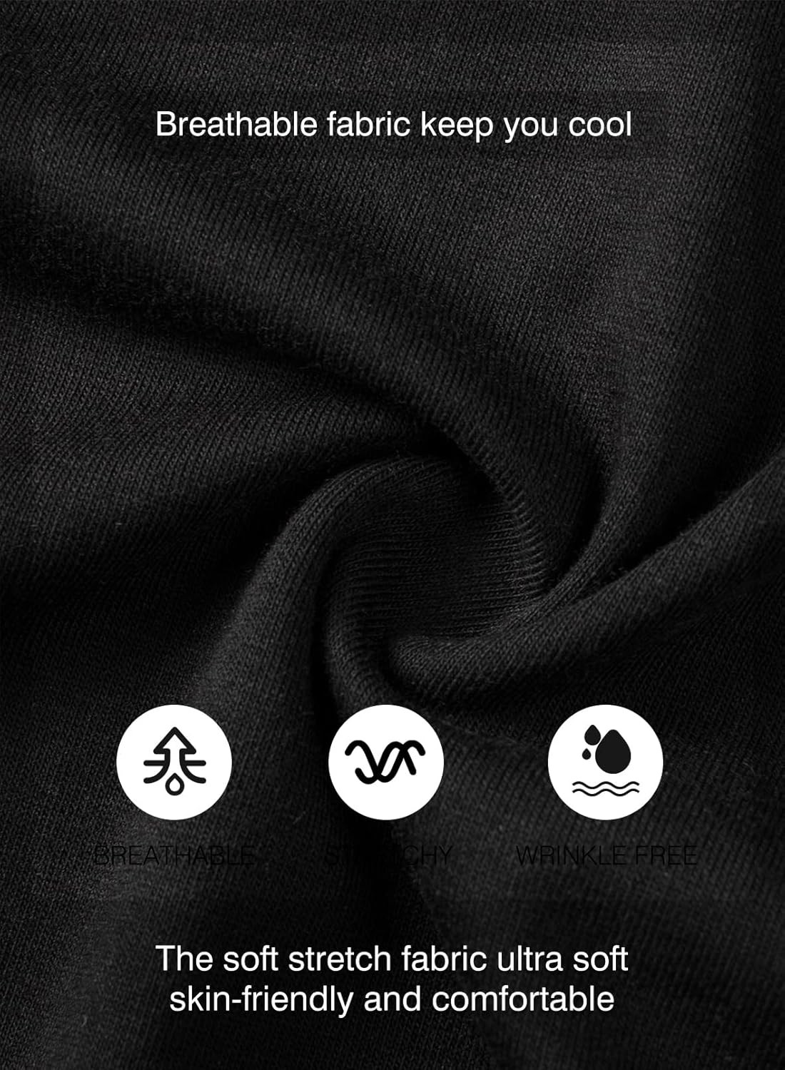 Mens 3 Pack Cotton Longline Crewneck T-Shirts Casual Hipster Fit Tee Set gallery