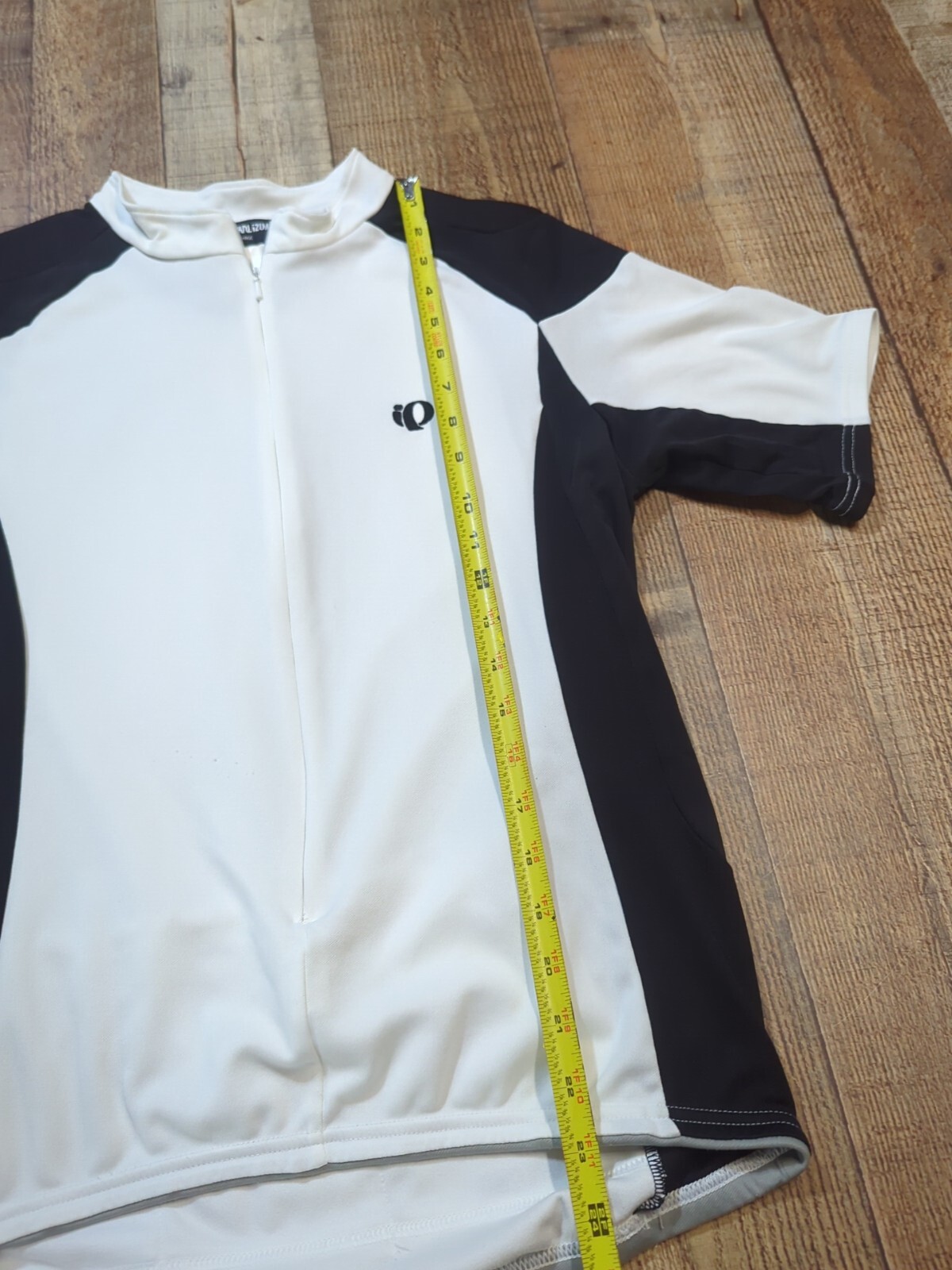 Vintage Pearl Izumi Shirt Adult Large Men's White And Black Full Zip Ultrasensor gallery