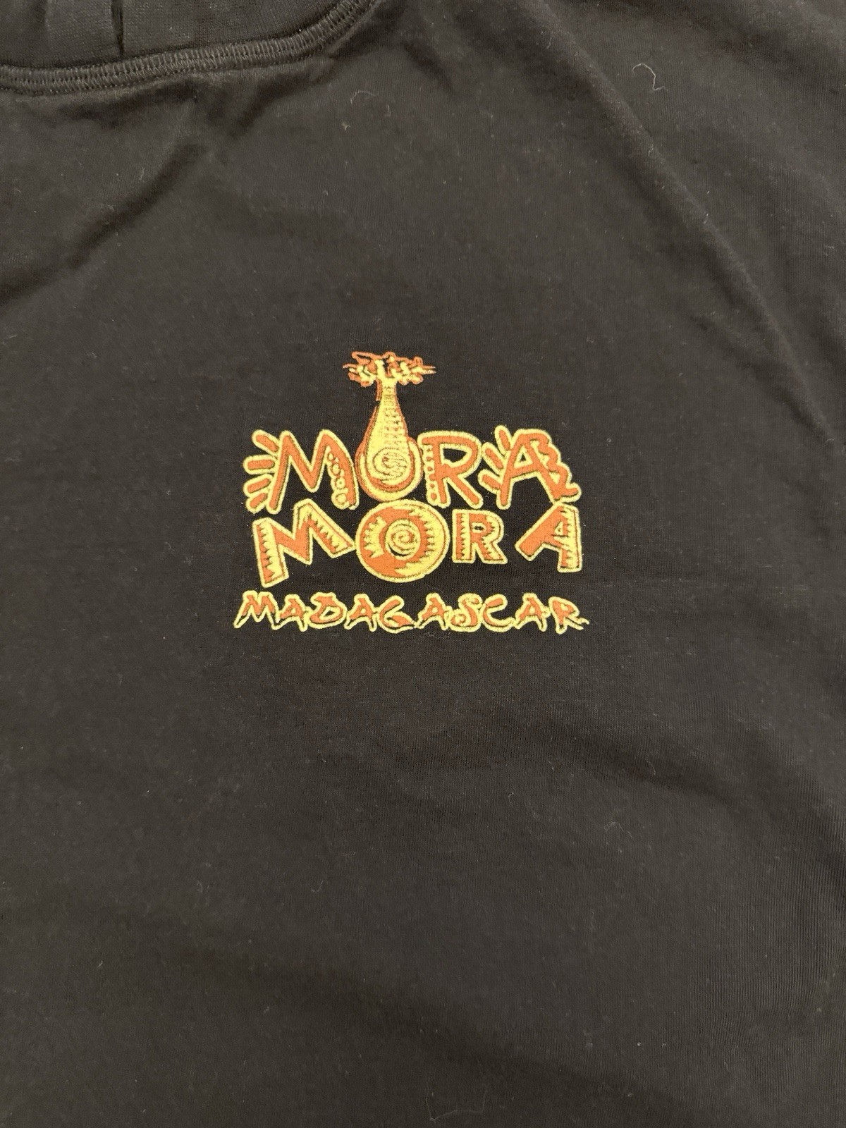 Mora Mora Madagascar Indian Ocean Large Black Tshirt gallery