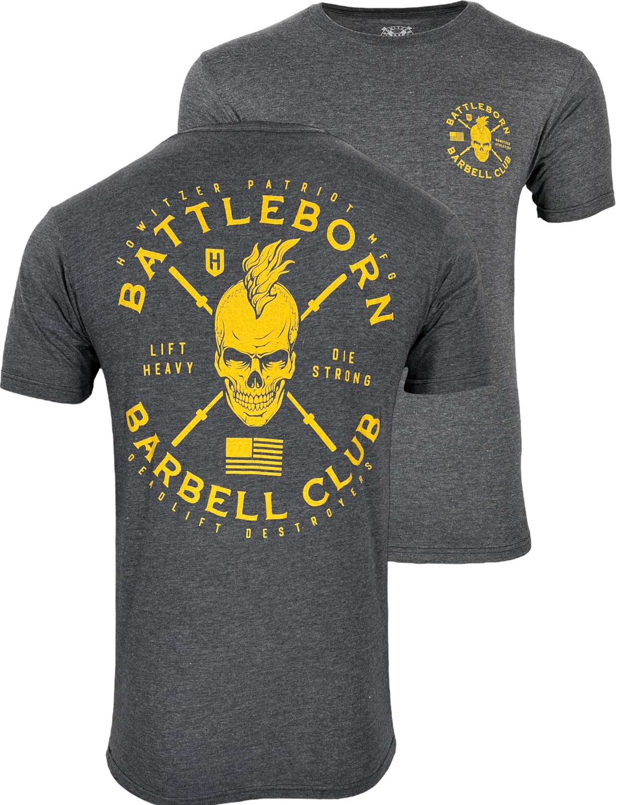 Howitzer Style Men’s T-Shirt Battleborn Club Military Grunt MFG
