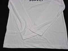 Hurley Mens Double Palm LS Polyester Summer Sunshirt White SZ Medium