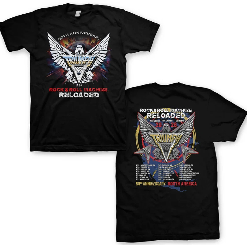 Triumph 2026 Reloaded Tour T-Shirt gallery