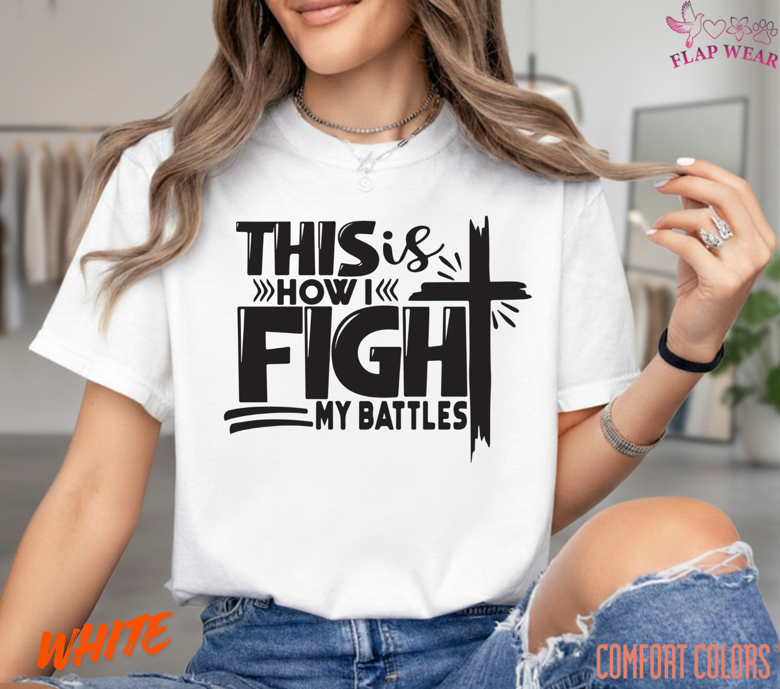 Unisex This Is How I Fight T-Shirt, Men T shirt,Women T shirt Gift Christian Top gallery