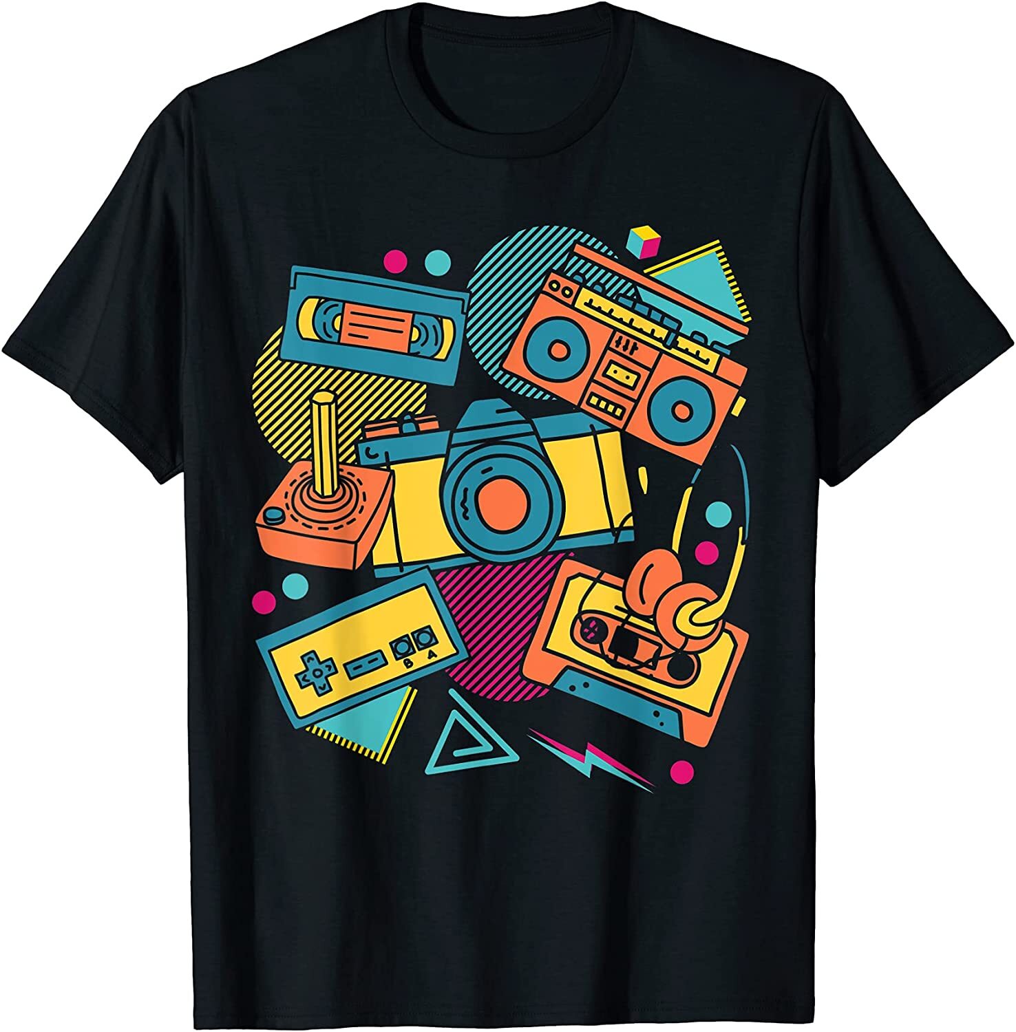 NEW LIMITED Cassette 80s Music Lover 1980s Costume Party Retro Eighties T-Shirt
