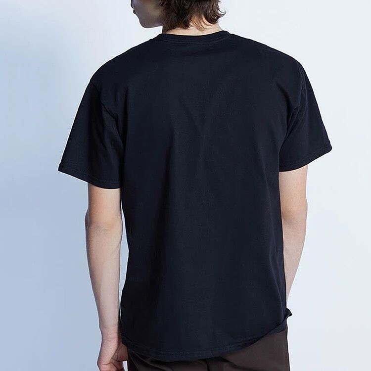 Mens 100% Cotton Black T Shirts High Quality/Soft/Breathable. In Size Large gallery