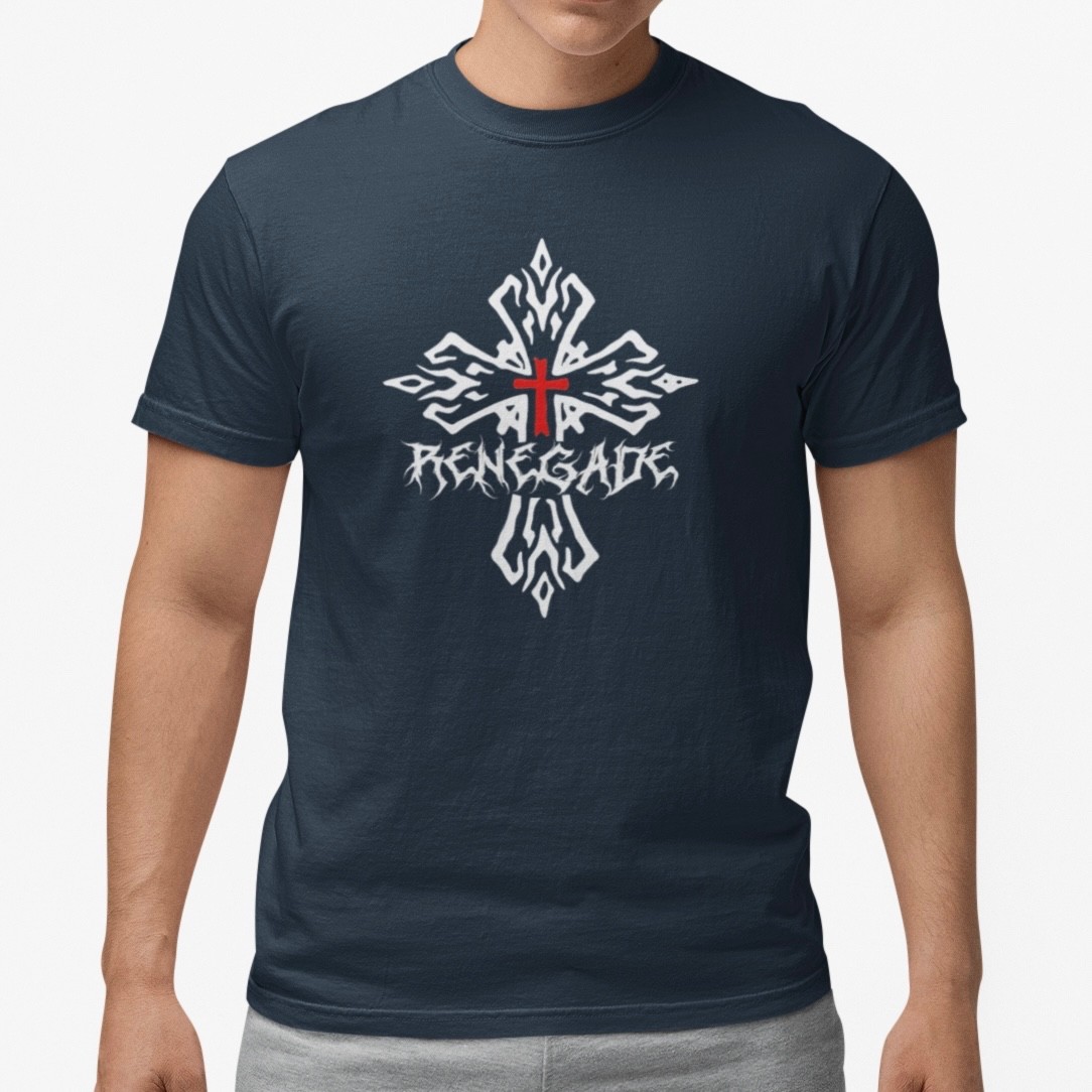 Renegade Cross Shirt Gothic Y2K Punk Streetwear Graphic T Shirt 100% Cotton gallery