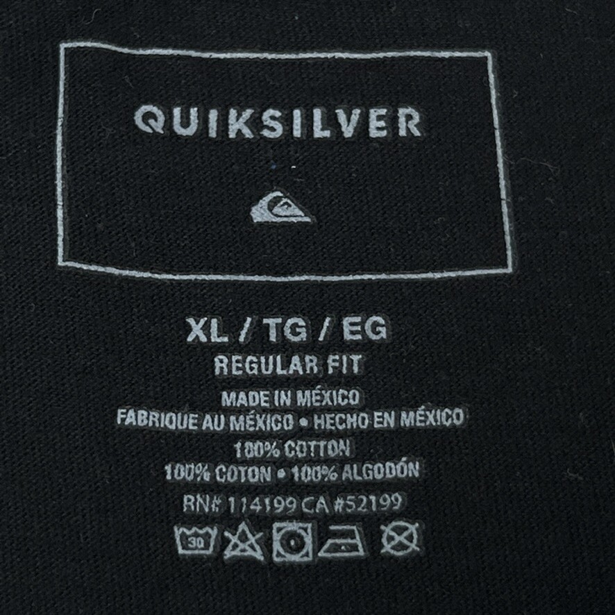 Quiksilver Shirt Men Extra Large Spell Beach Surf Beach Work Party Gym Core Ex gallery
