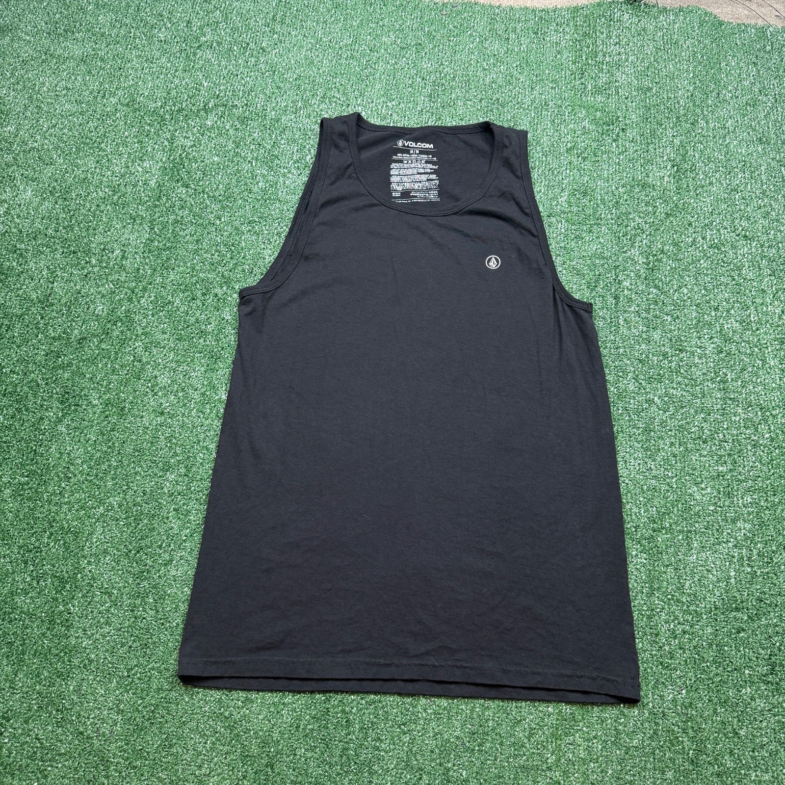 VOLCOM Tank Top Shirt Mens Size M Black Sleeveless Outdoor Surfing Beach Tee