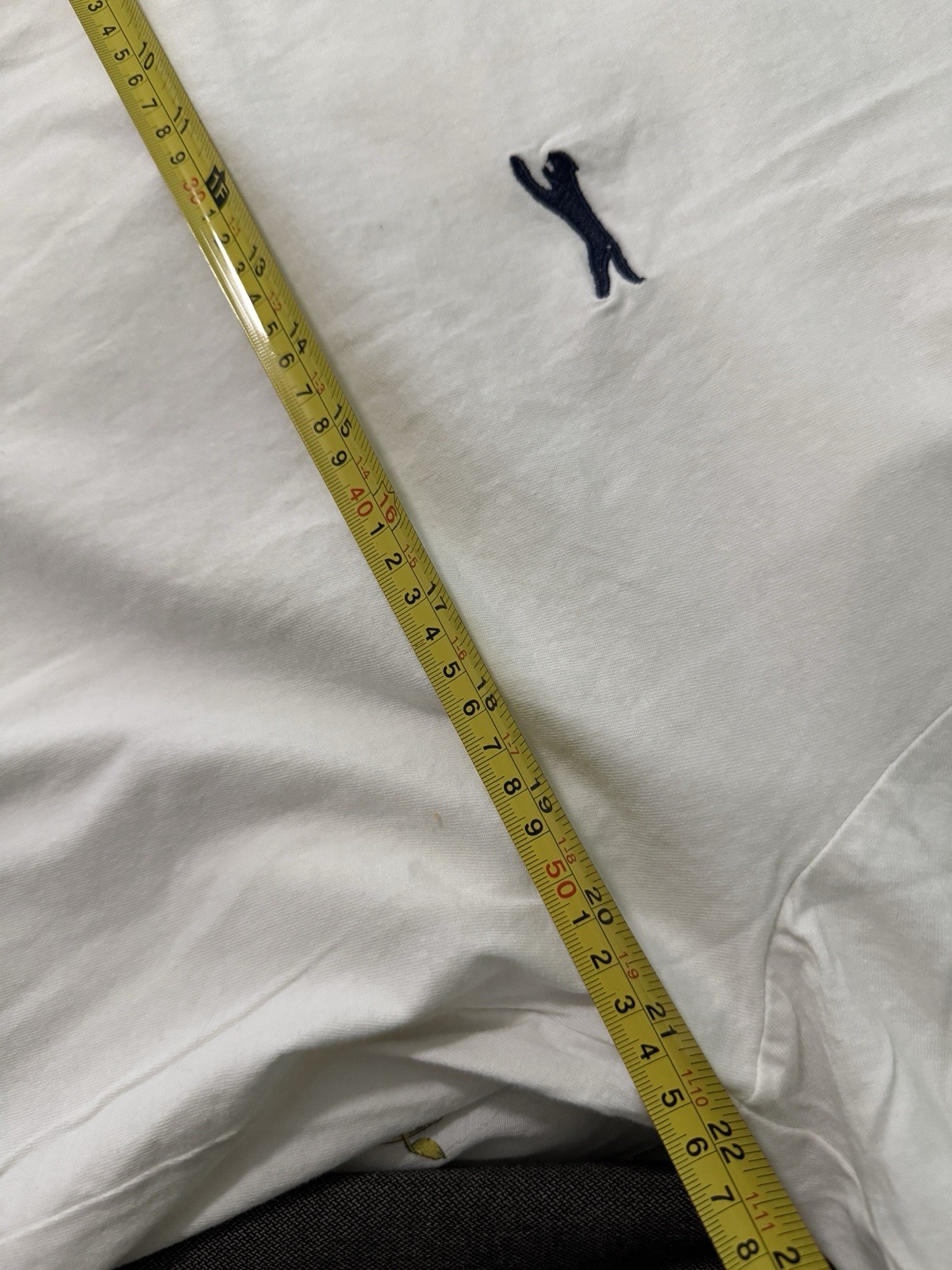 Slazenger T Shirt Mens XL White Short Sleeve V Neck Logo Sports Casual Outdoors gallery