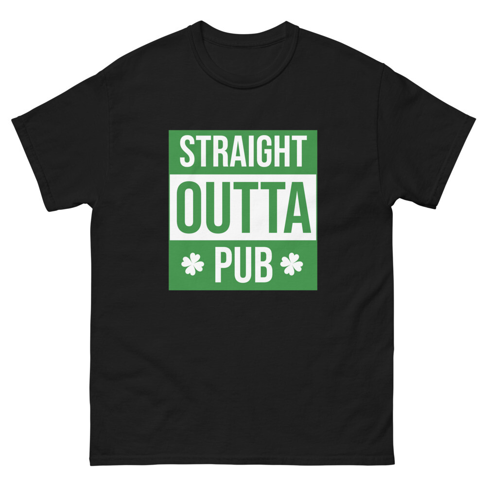 Men’s heavyweight tee Straight Outta Pub