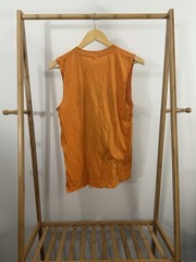 VTG 80s Sunkist Good Vibrations Soda Drink Thin Sleeveless T-Shirt Size M