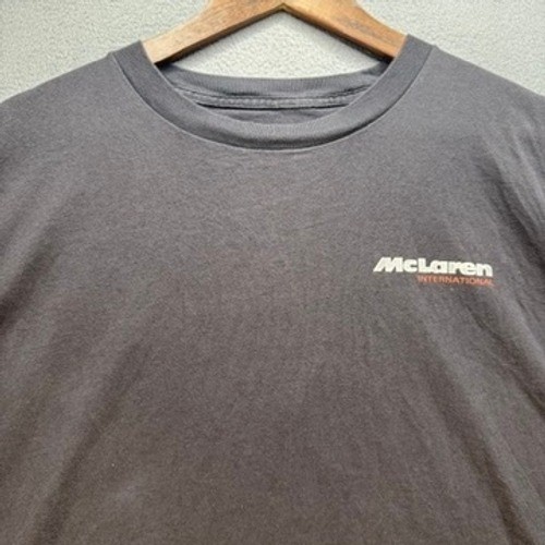 McLaren T-Shirt Formula 1 Racing Team MP4/2C Regular Fit XL Gray Back Graphic gallery