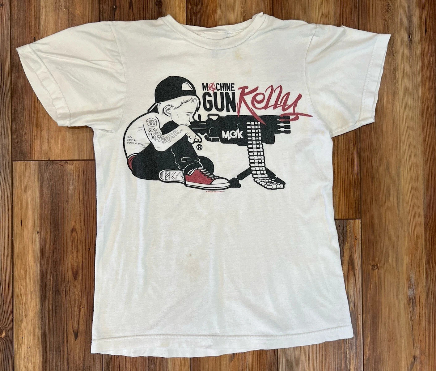 Machine Gun Kelly MGK 2012 Lace Up Tour T-shirt All Size ZL088 FREE SHIPPING