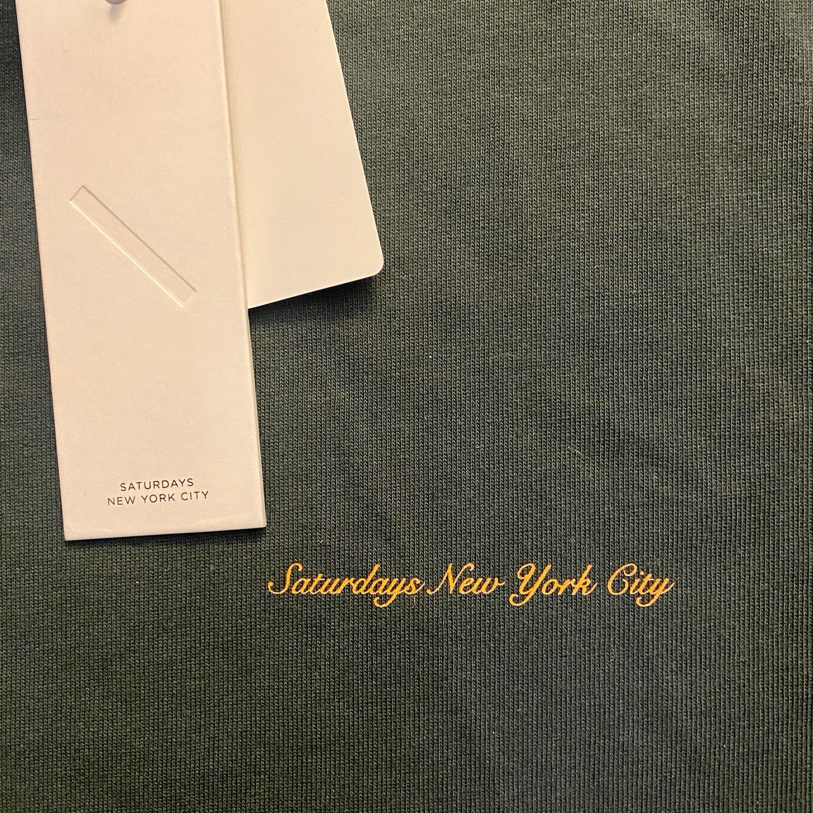 Saturdays NYC - SNYC SS Tee Men’s Small Green New Tags gallery