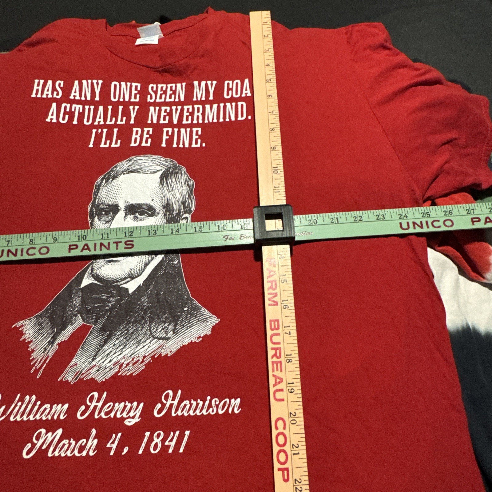 William Henry Harrison “Has Anyone Seen My Coat?” Shirt Size 2XL gallery