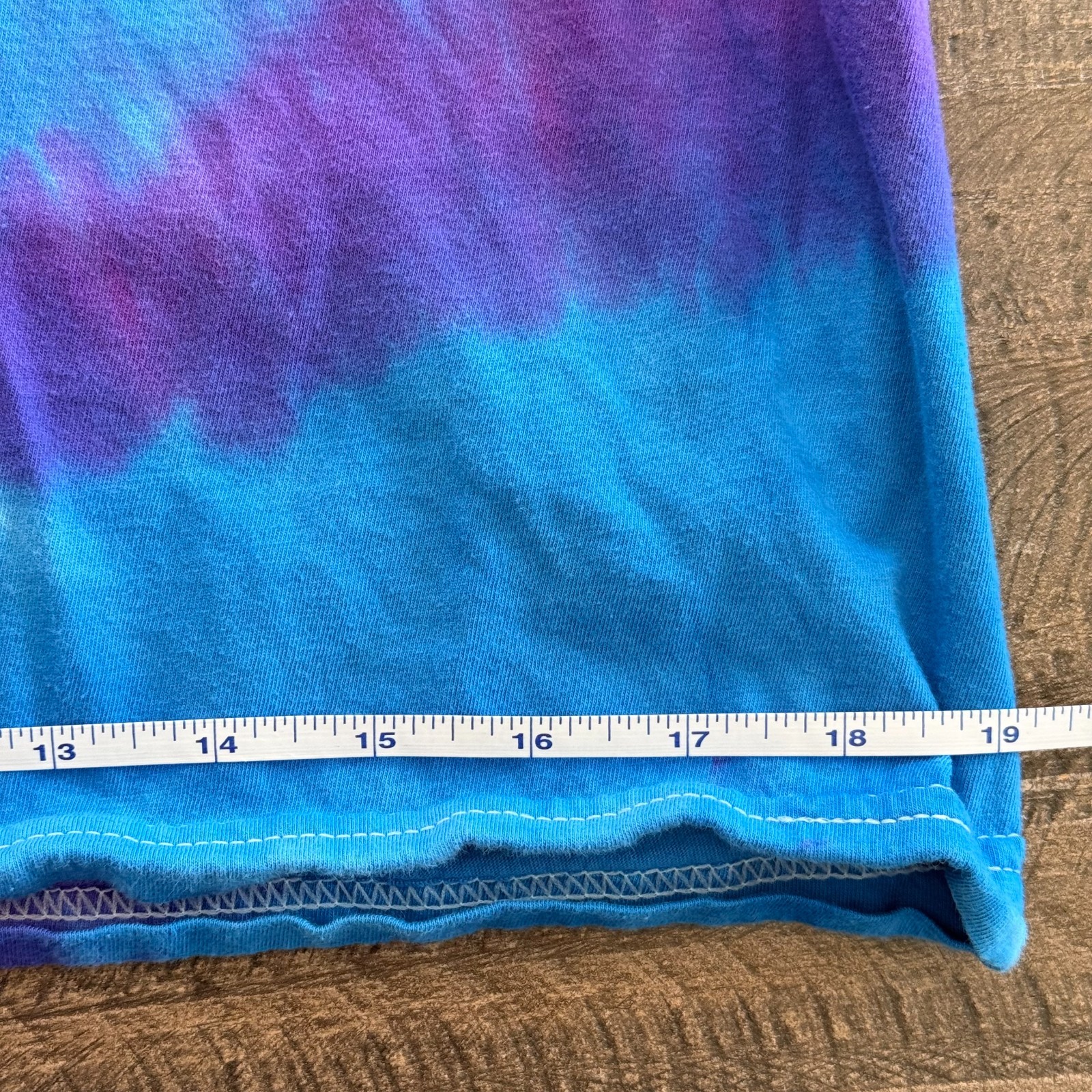 Ben & Jerry's Tie Dye Shirt Bayside USA 100% Combed Ring Spun Cotton USA Medium gallery