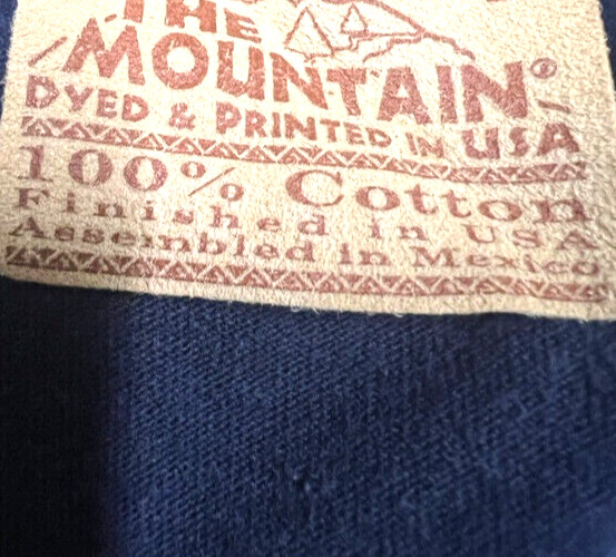 VTG The Mountain Moon Fairy Elf T-shirt Adult 2X Blue Tie-Dye Pixie Fairycore gallery
