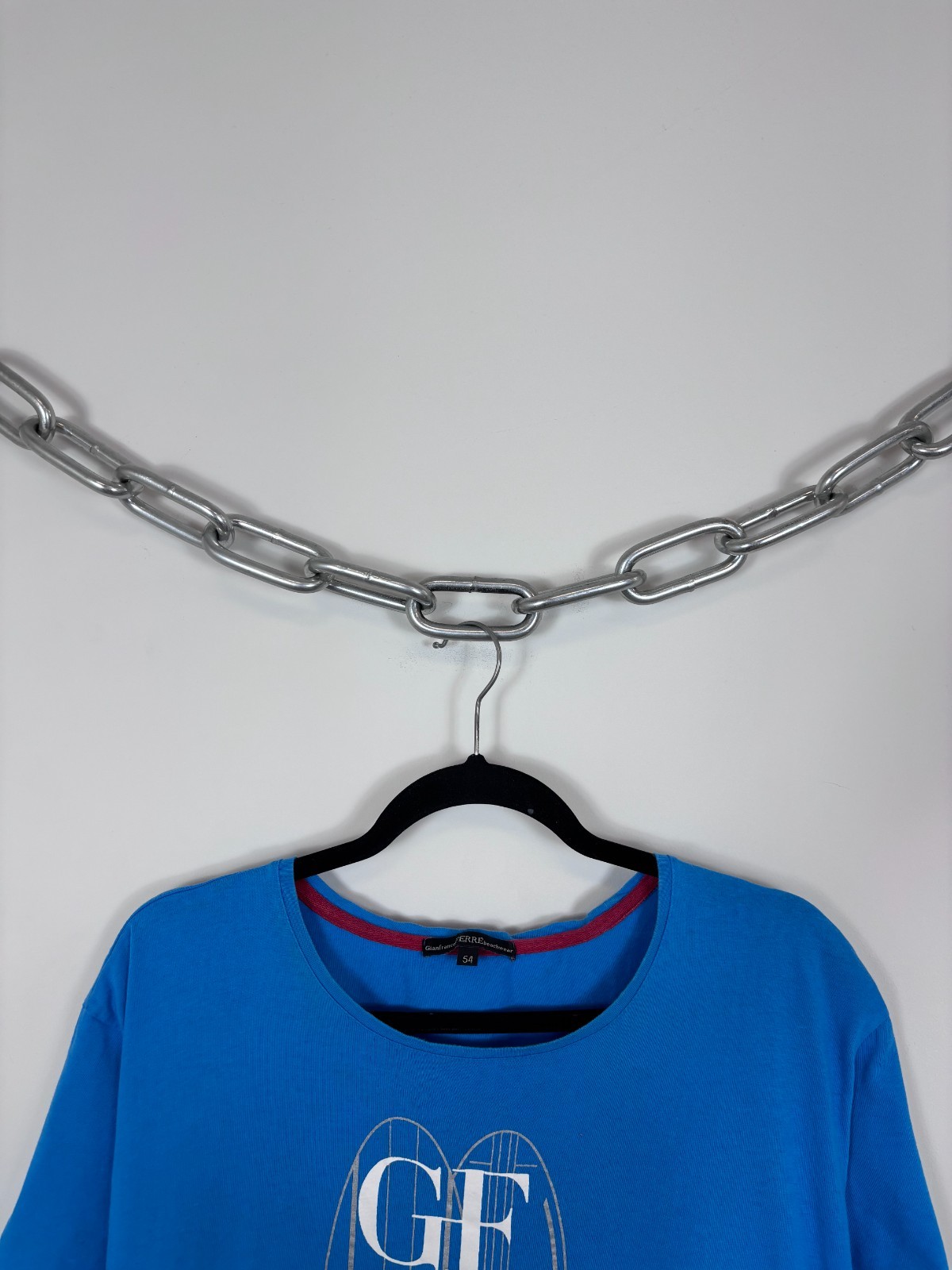 Gianfranco Ferre Beachwear Men’s Graphic Print Blue Luxury T-Shirt Tee 54 / L gallery