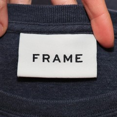 $98 FRAME – Blue Short Sleeve Crewneck Duo Fold Tee T-Shirt – Men’s Medium 🔥