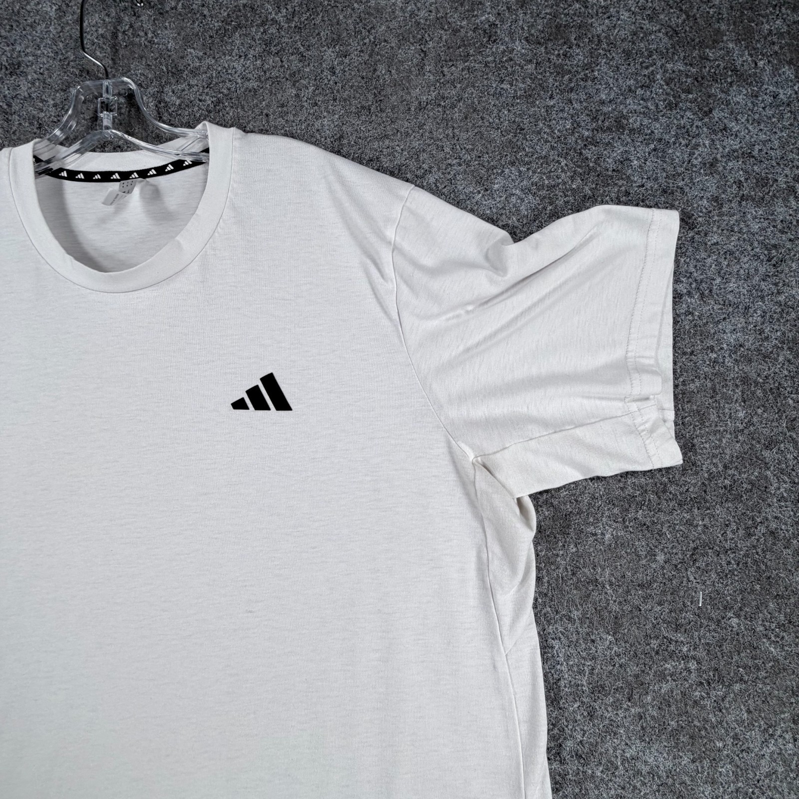 Adidas Train Essentials Prime T-Shirt Mens XL White Moisture Wicking Aeroready gallery