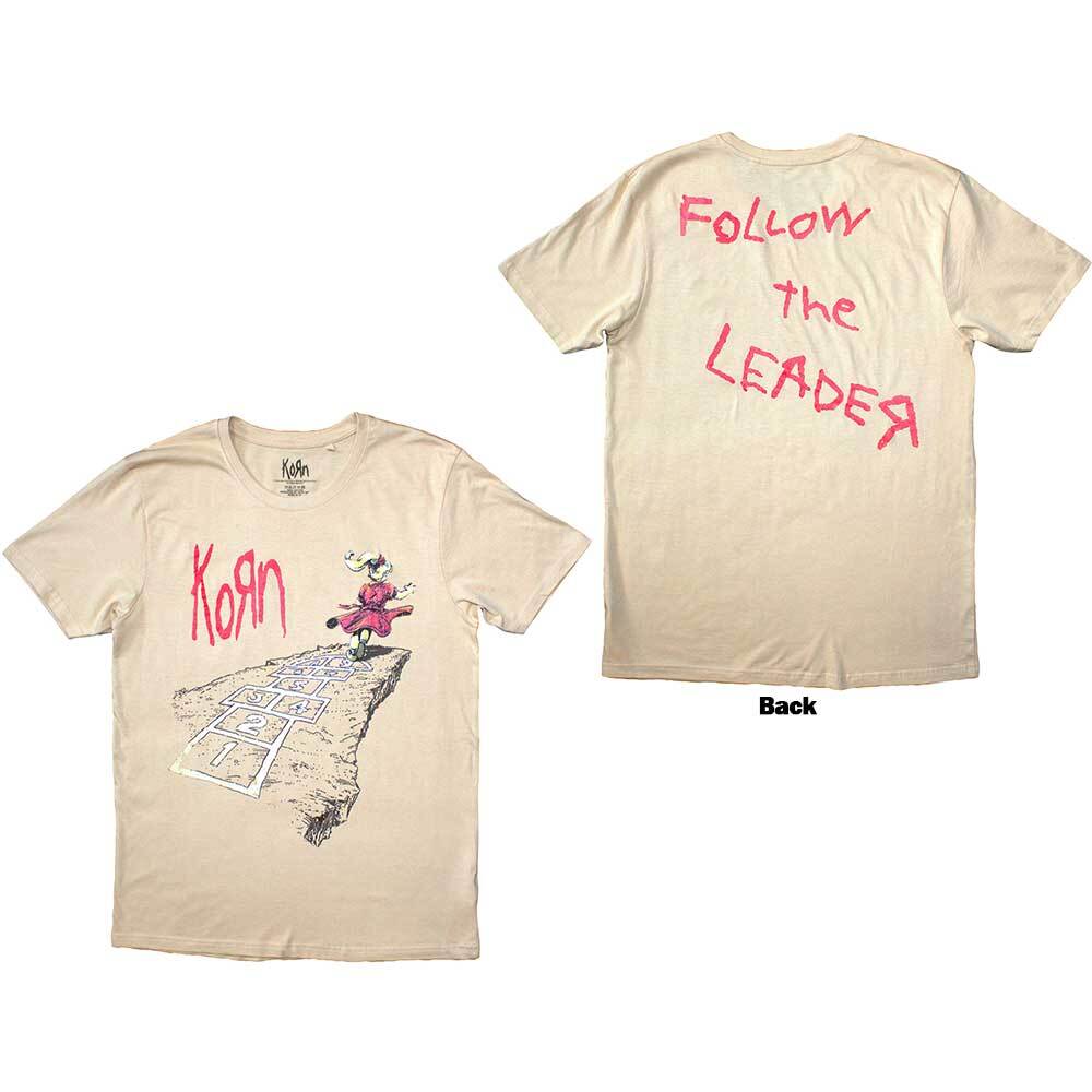Korn Follow The Leader Hopscotch T-Shirt Neutral New