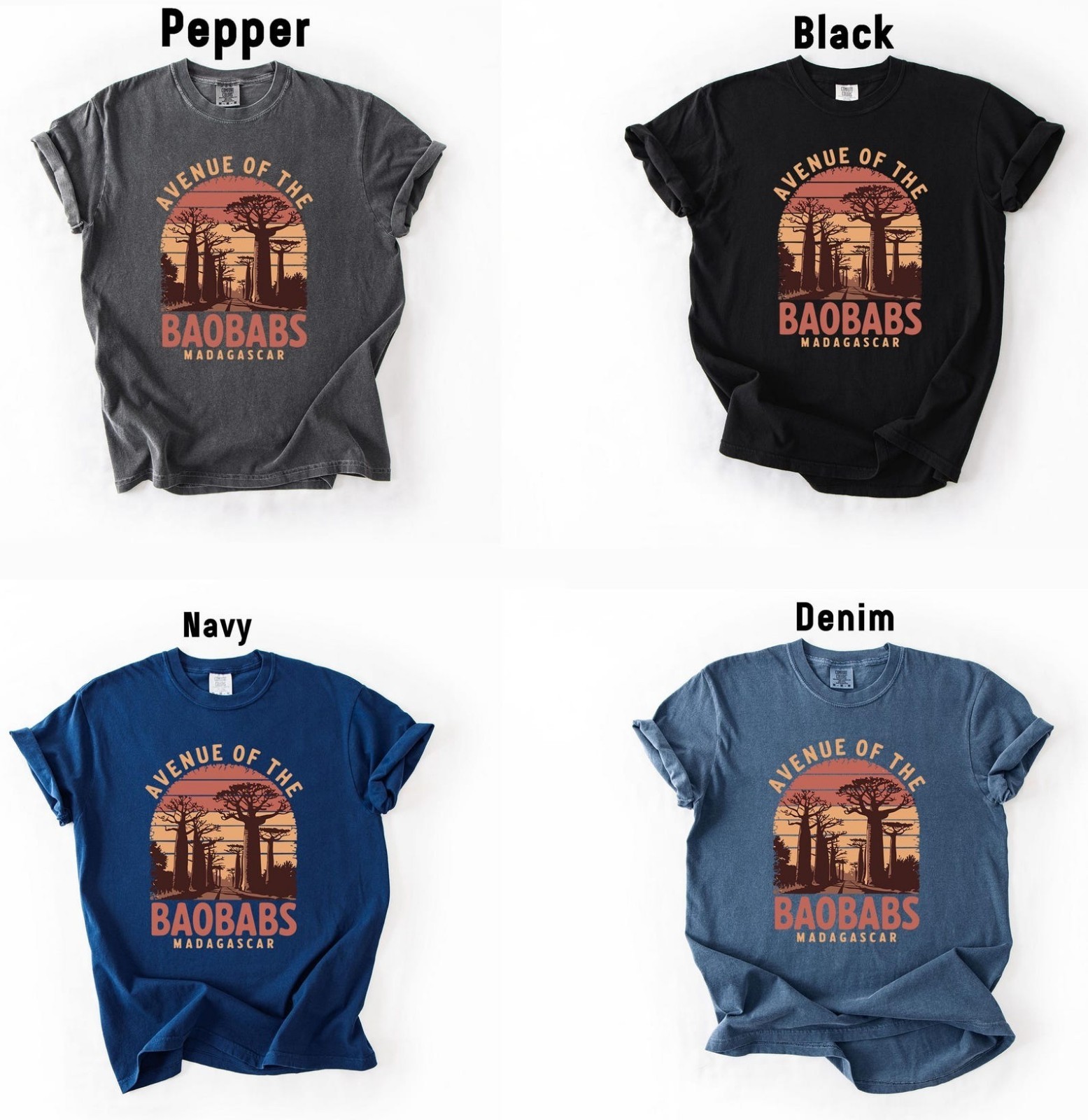 Vintage Avenue of the Baobabs Shirt Travel Gift Madagascar Trip Lover Tee gallery