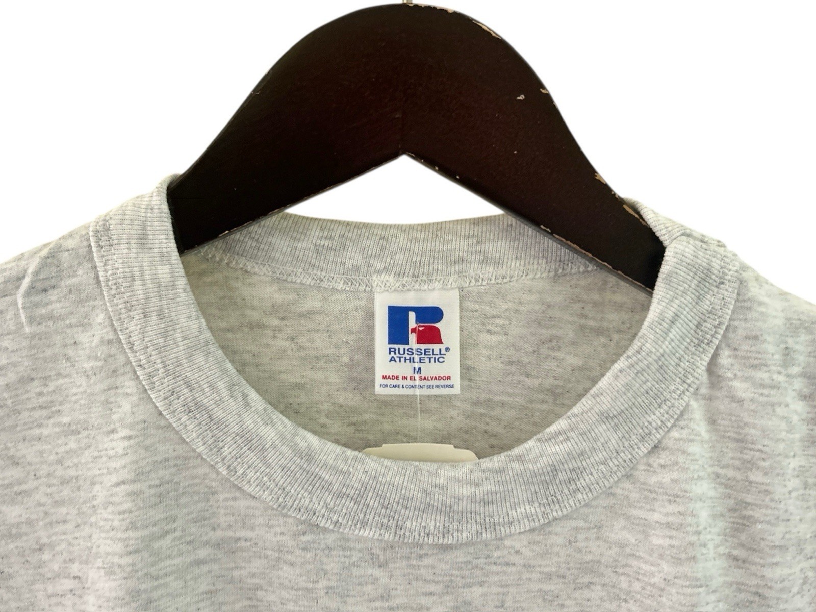vintage russell athletic crewneck t-shirt mens size medium deadstock NWT 90s gallery