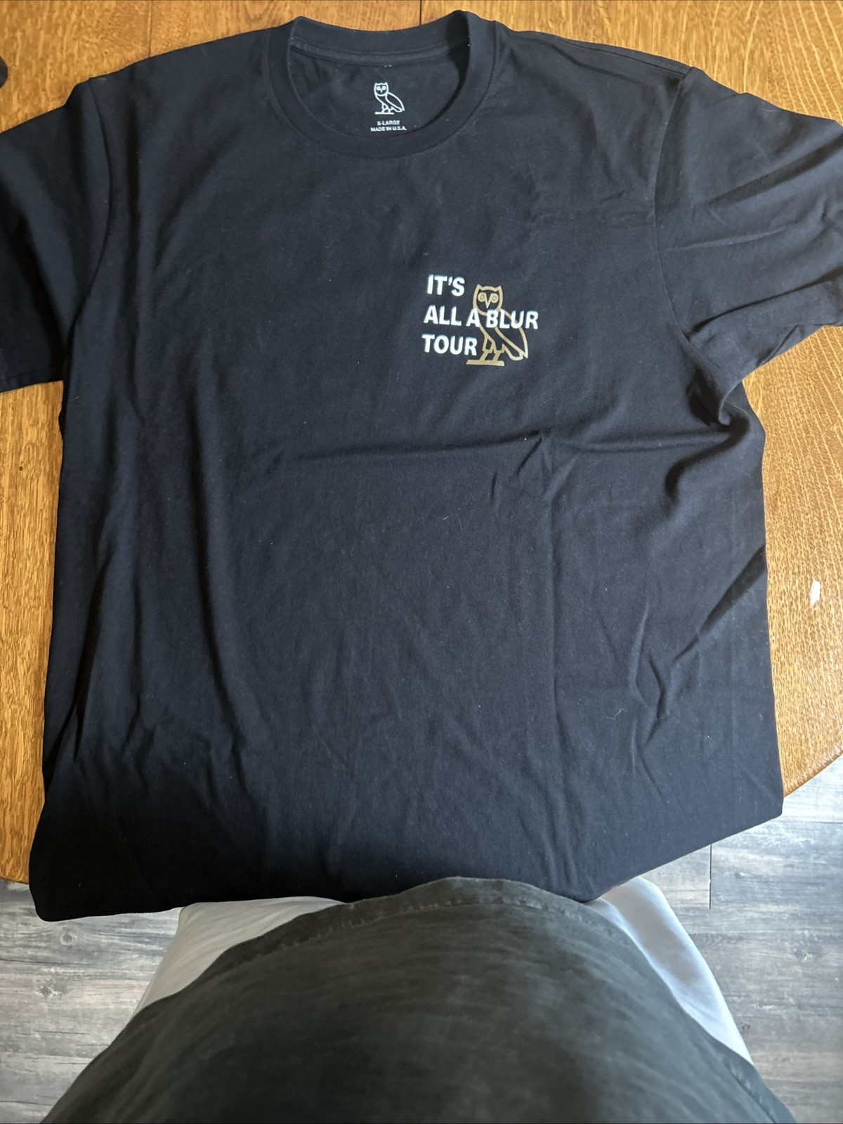 DRAKE OVO Men’s Size XL Black Short-sleeve T Shirt 100% Authentic. IAAB TOUR gallery