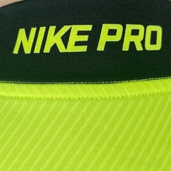 NWT Nike Pro Combat Dri-Fit Old Dominion Monarchs Chartreuse 1/4 Zip Pullover L