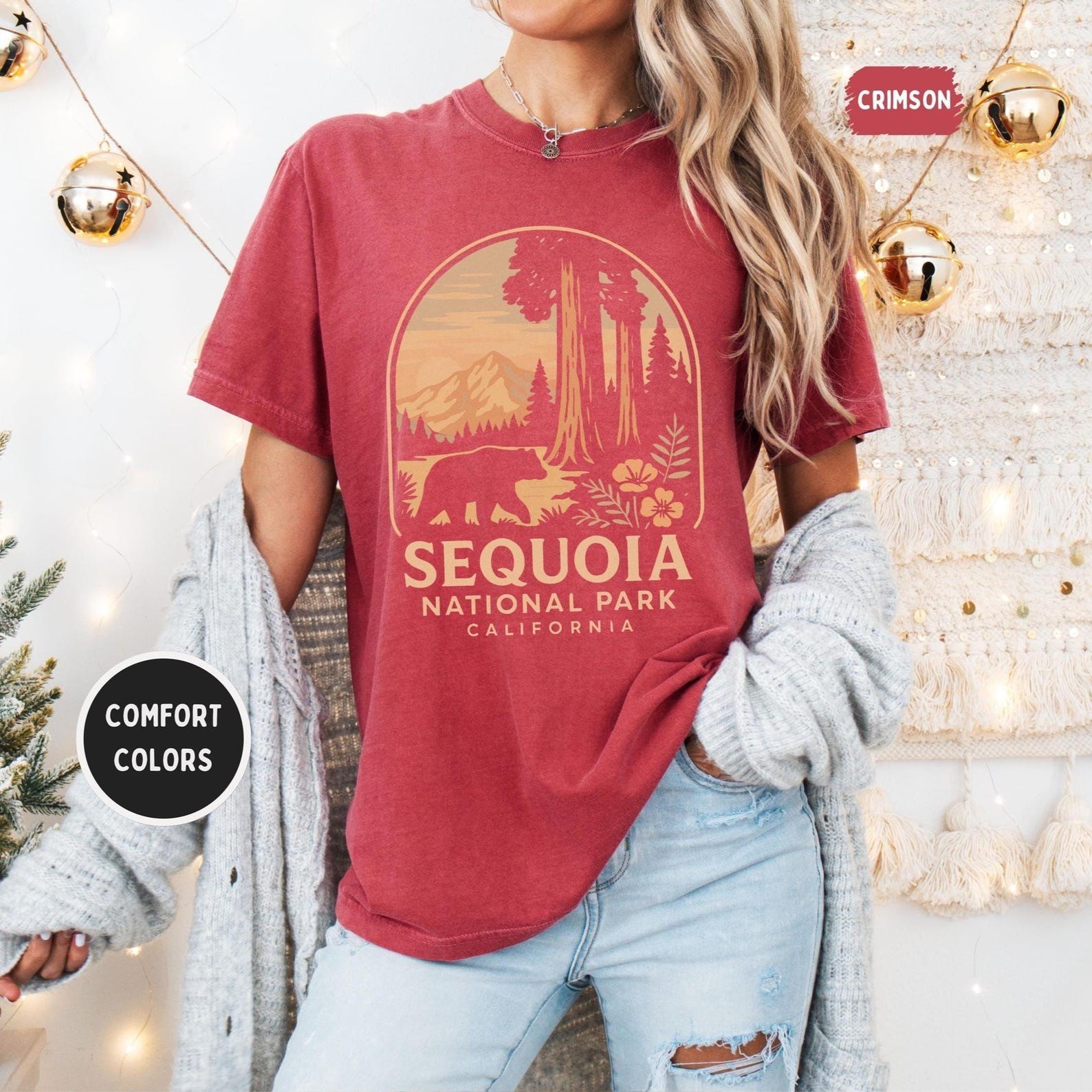 Sequoia National Park Shirt Travel Gift For California Trip Souvenir Tee gallery