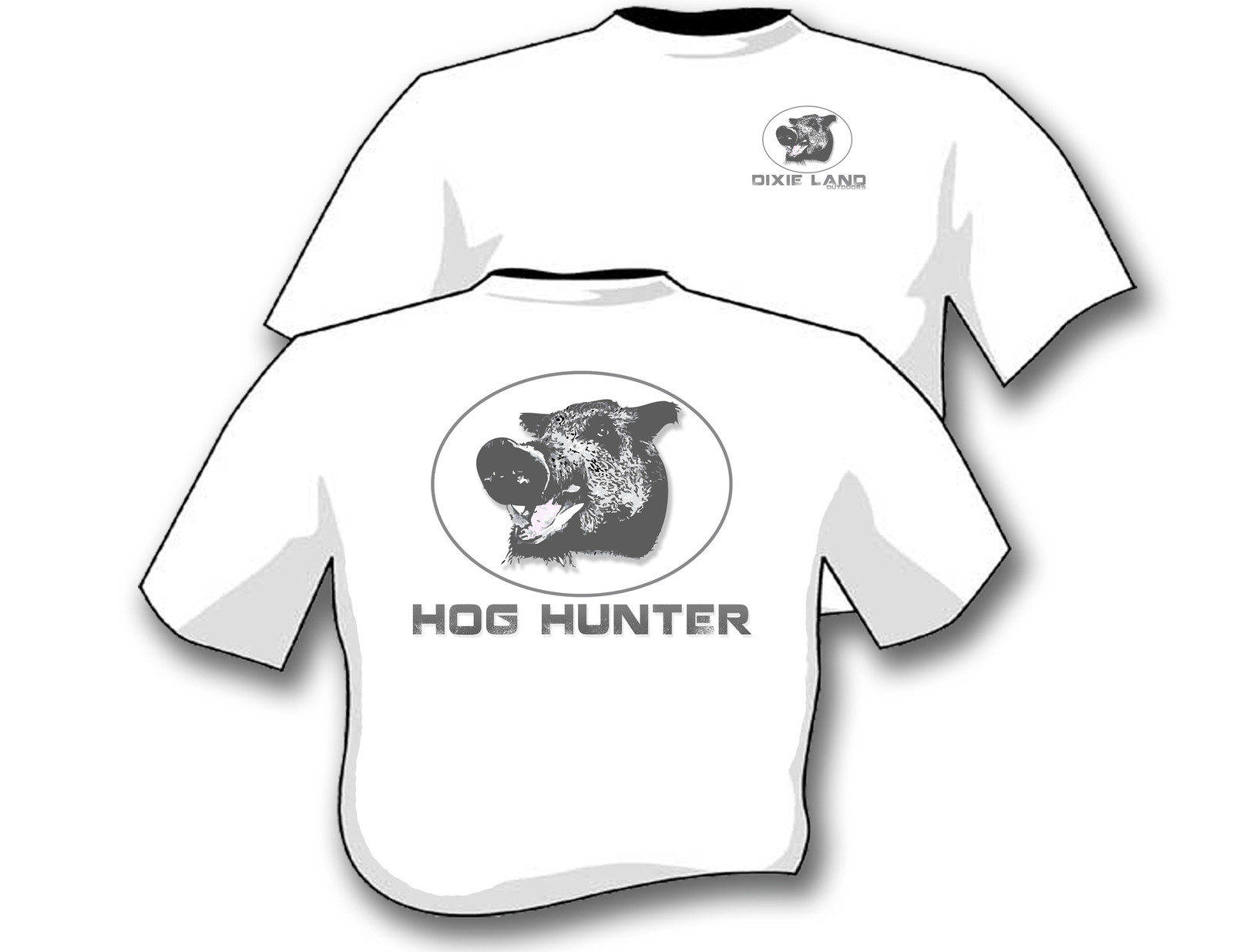 Hunting t shirt boar hog hunter shirt feral hog dogs bay wild hog bow hunter gallery
