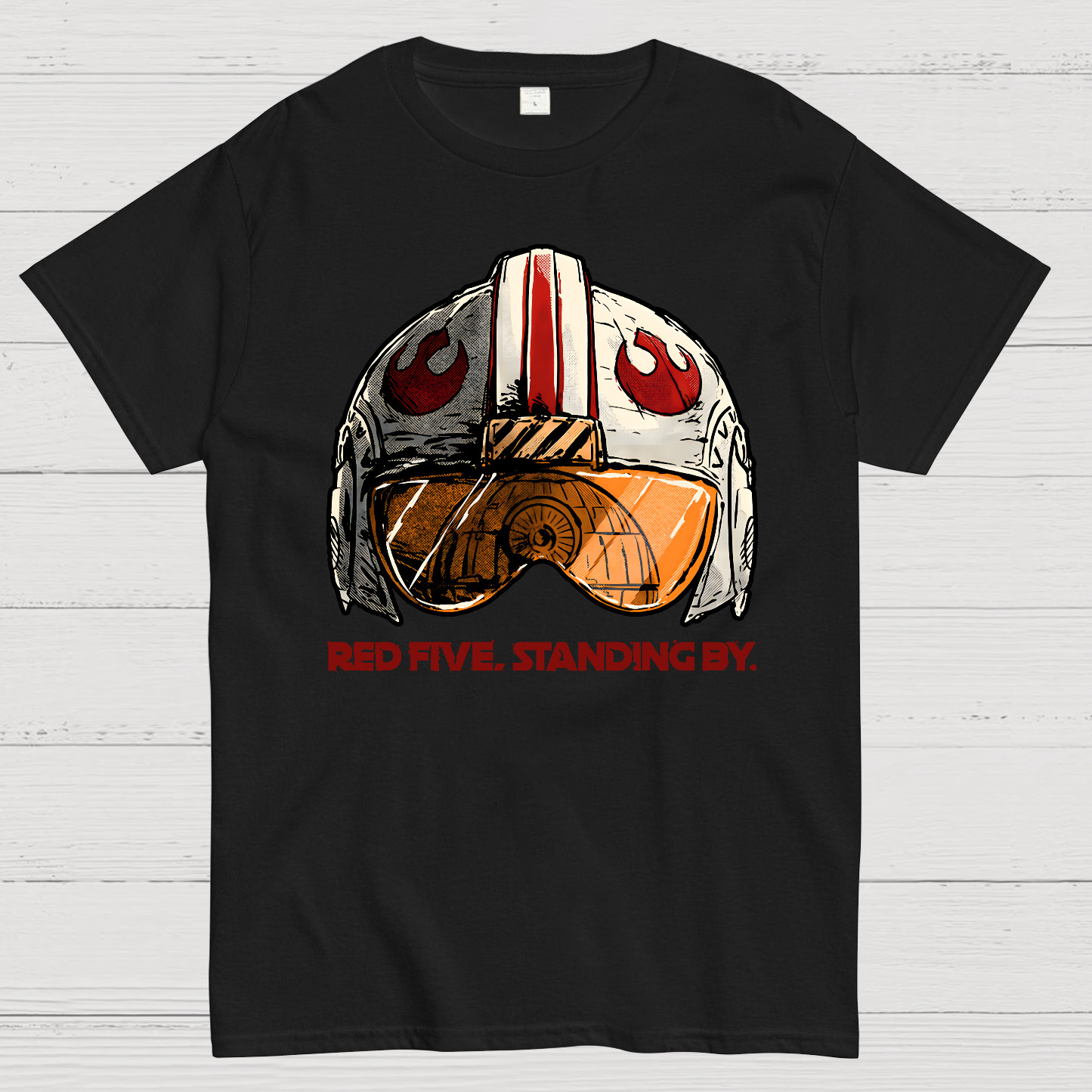 Red Five Standing By T-Shirt Size S-4XL gallery
