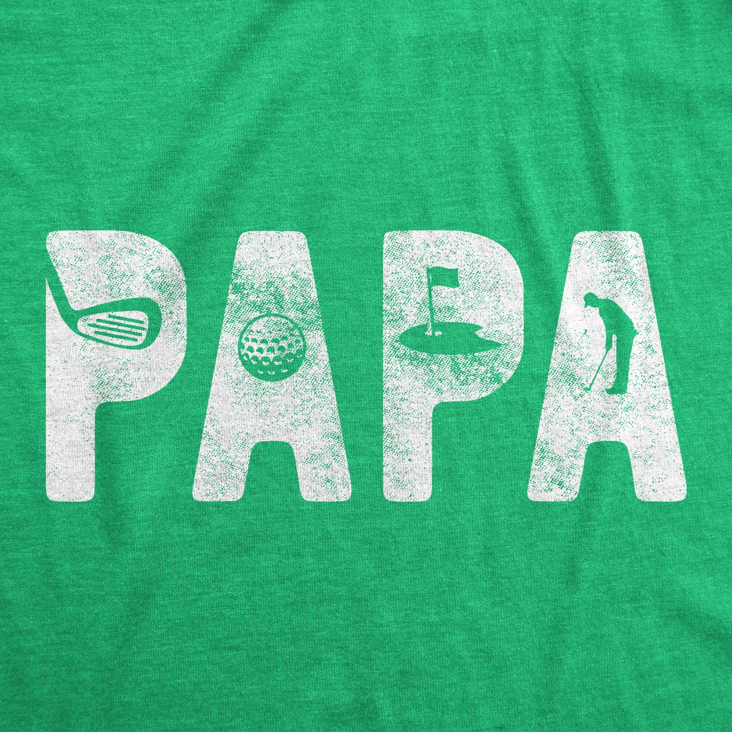 Mens Papa Golf T Shirt Funny Fathers Day Gift for Dad Outdoor Sports Graphic Tee gallery