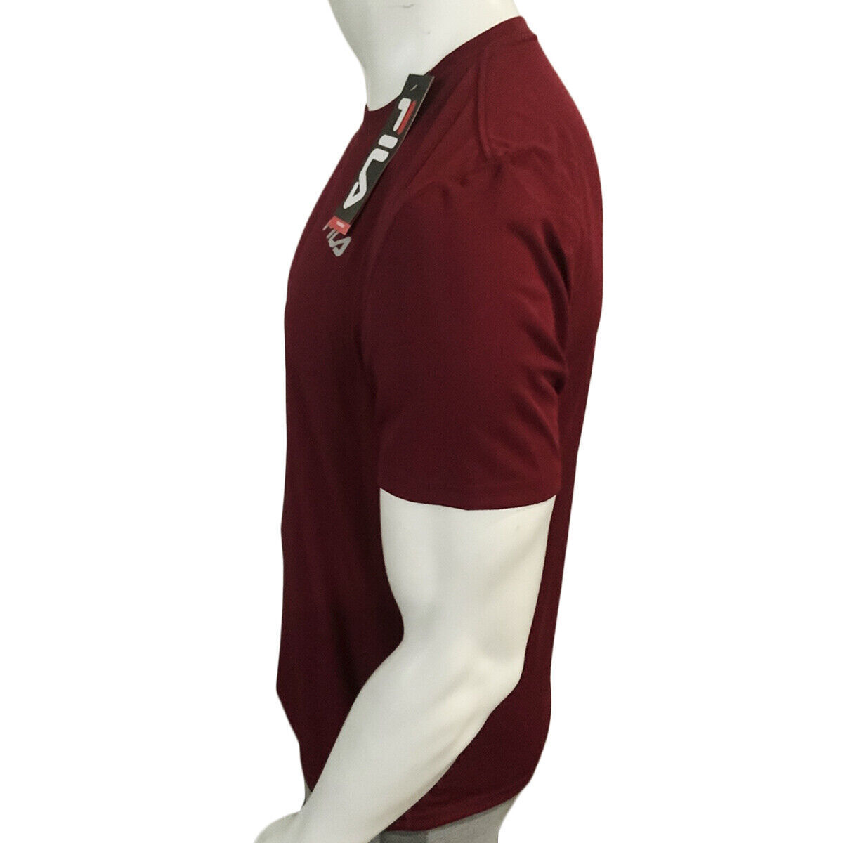 MSRP $32.99 NWT FILA MEN'S RED CREW NECK SHORT SLEEVE TRAINING T-SHIRT SIZE L gallery