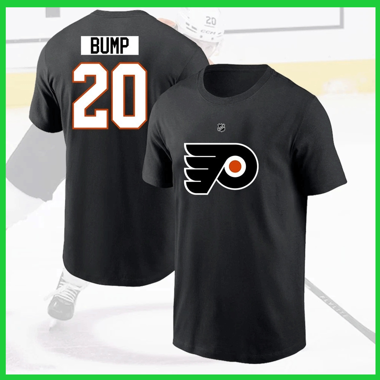 HOT - Alex #20 Bump Phil@delphia Flyer$ Team Name & Number Player Full Size Fans gallery