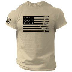 American Flag 2nd Amendment T Shirt, 2A, USA, Patriotic, America, Veteran, Mens