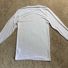32 Degrees Heat Men’s White Long Sleeve Base Layer Shirt Size Small