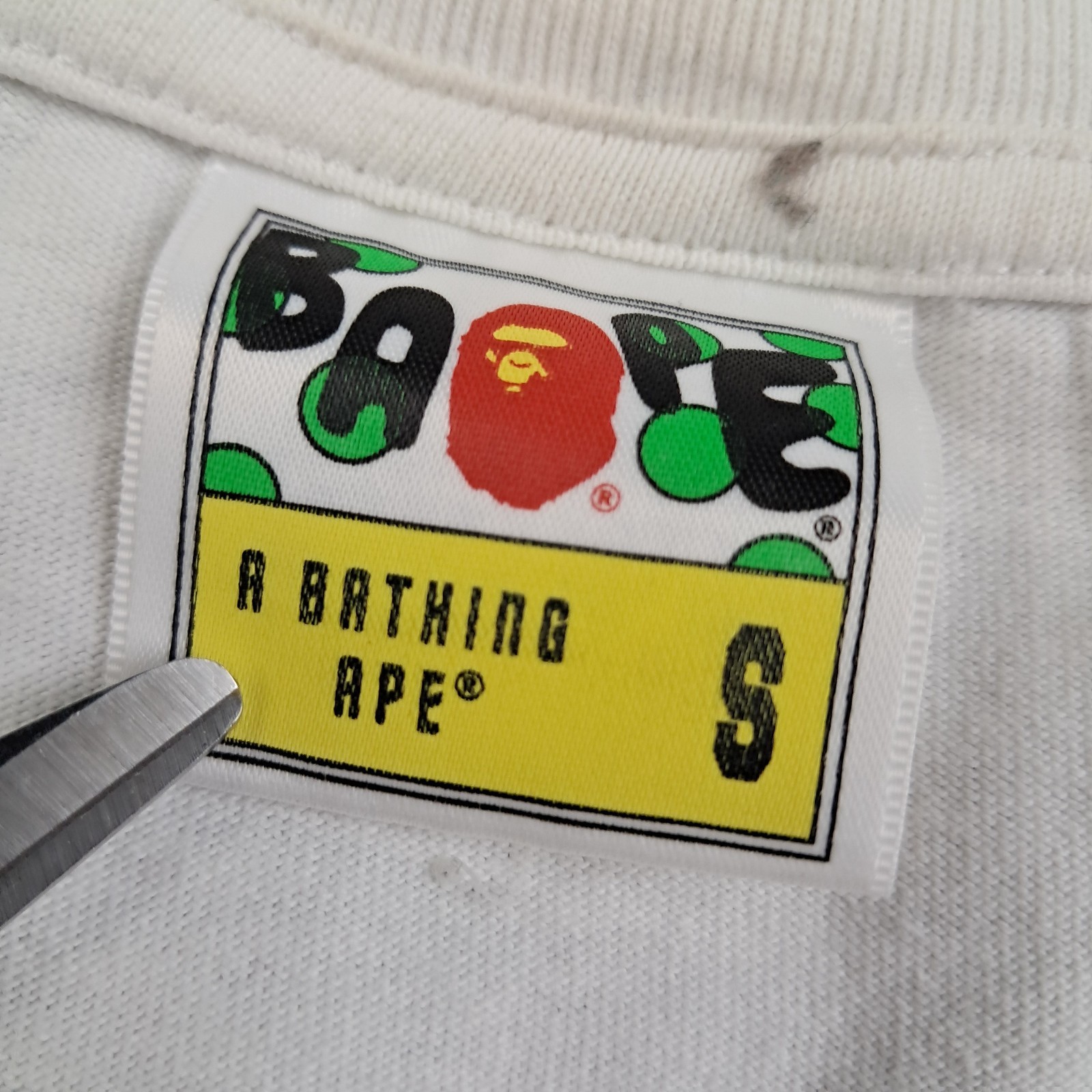A Bathing Ape T Shirt S Men White Vintage Single Stitch Graphic 20s Street Wear gallery