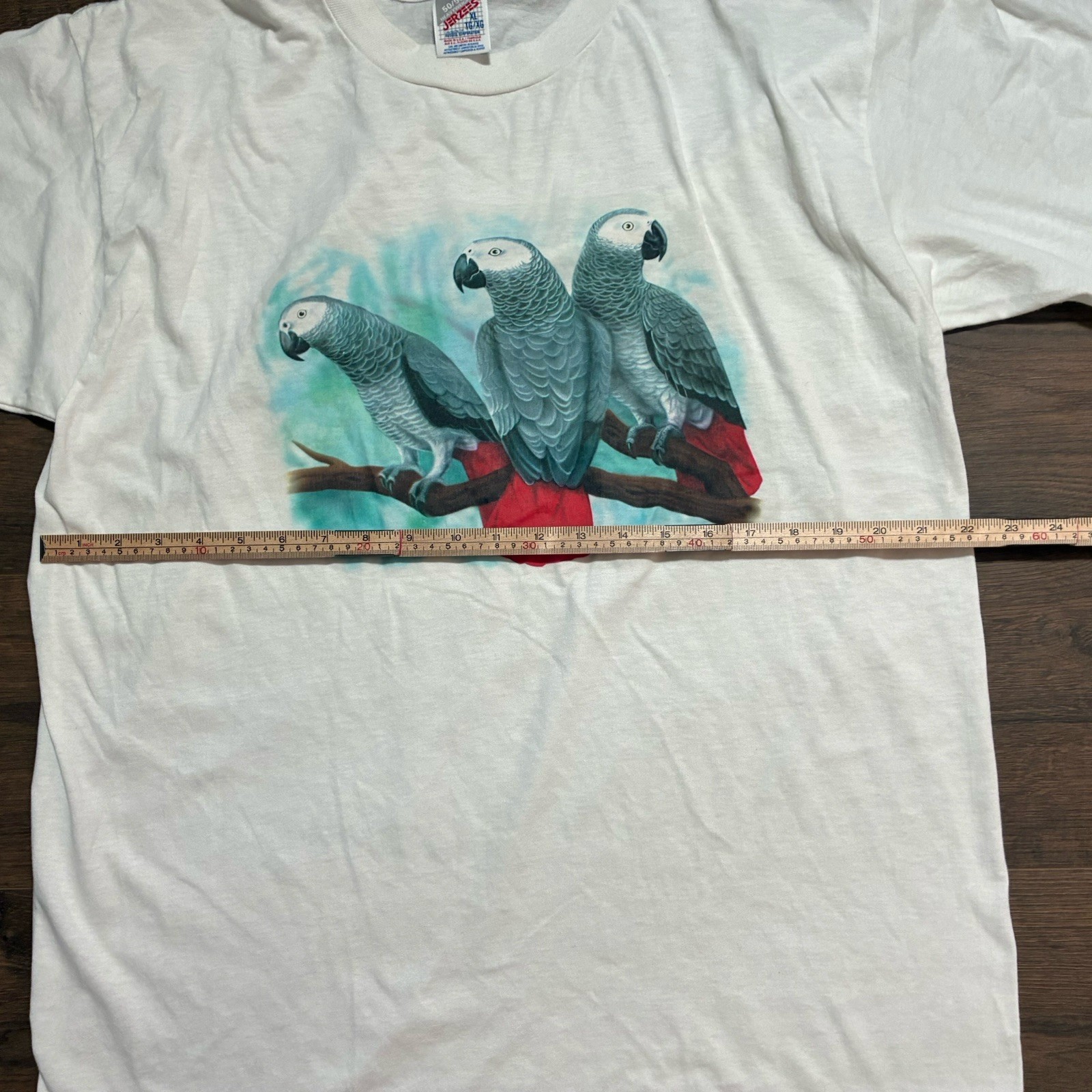 Vintage 1994 T Shirt Adult Xl White Nature Birds Outdoor Tropical Elliott Arts gallery