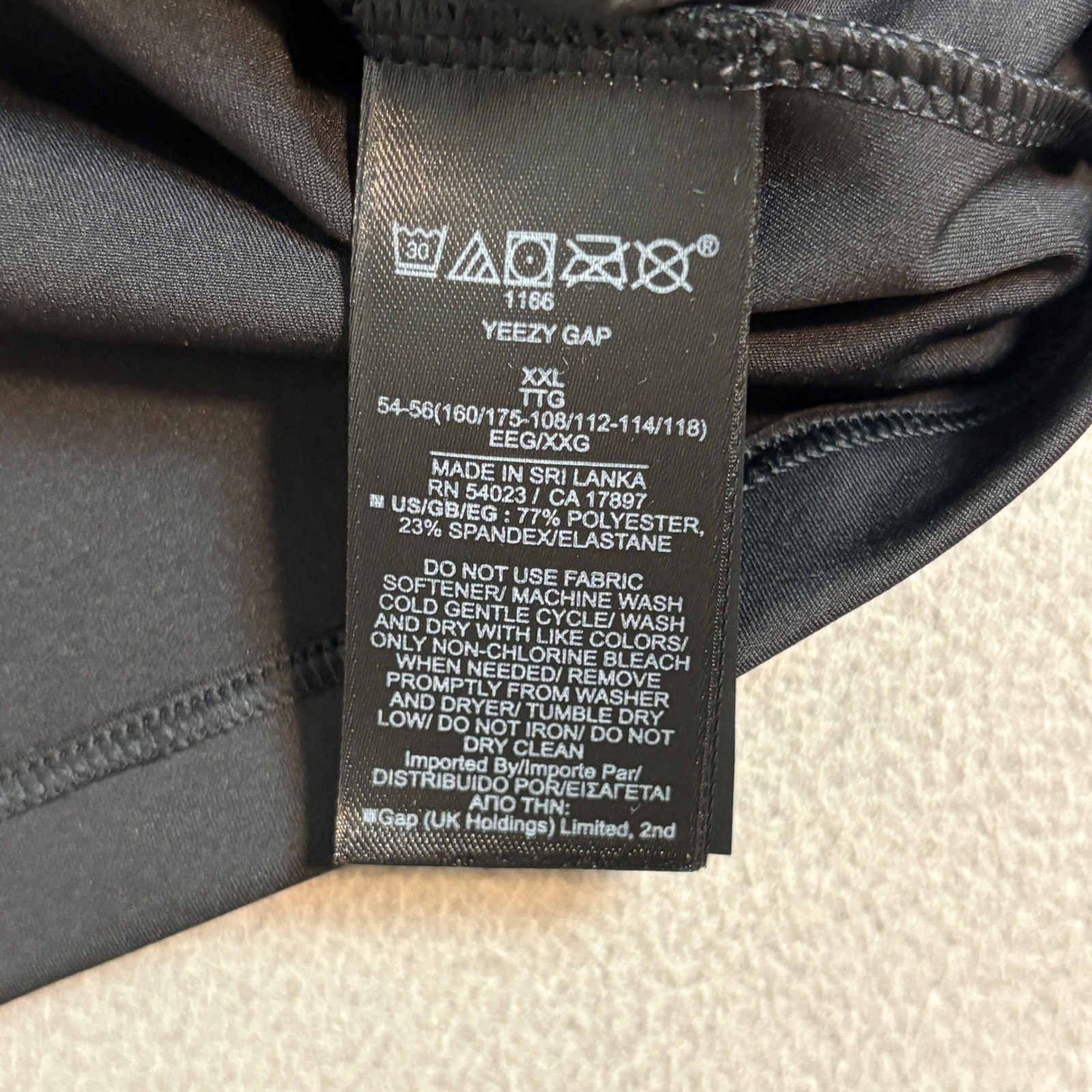 Yeezy Gap Engineered by Balenciaga Long-sleeve Second Skin Shirt Size XXL gallery