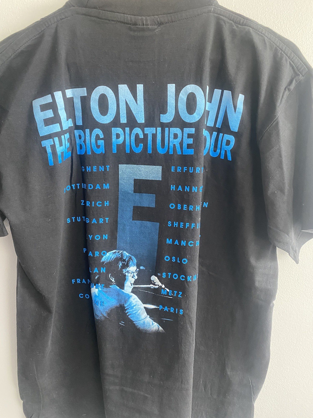 Elton John Vintage 1998 Big Picture Tour T Shirt Medium BG gallery