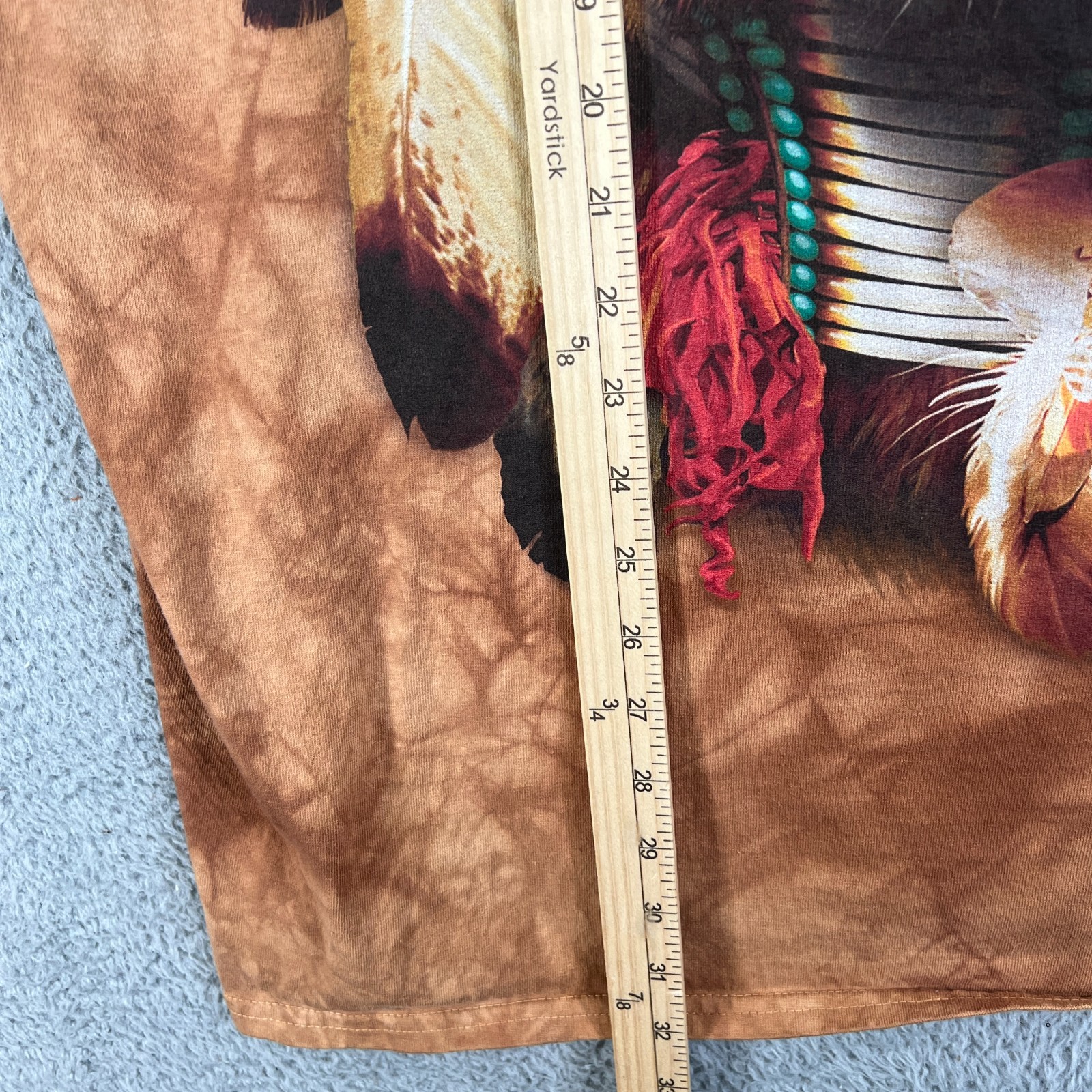 The Mountain Mens T-shirt Brown "Warrior Bear" Retired Logo 2XL gallery
