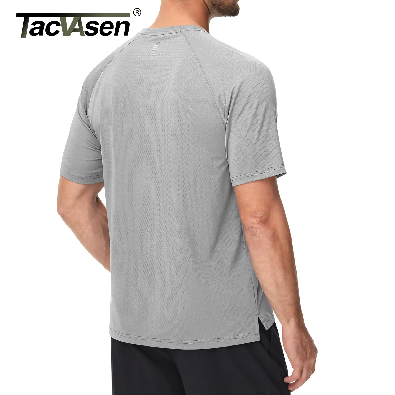 Mens Sports T-Shirt Lightweight Quick Dry Breathable Stretch Fitness gallery