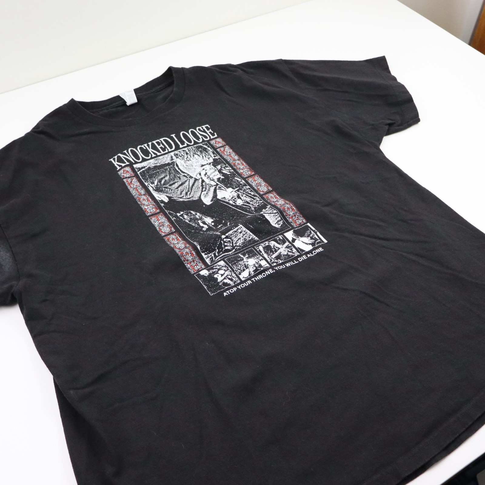 Knocked Loose Upon Loss T Shirt Mens 2XL Black Metalcore A King To None Band Tee gallery
