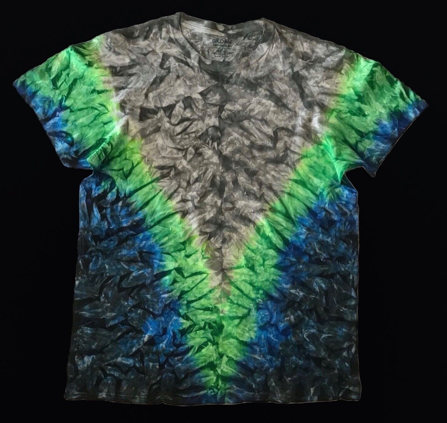 *New* 2XL – Sm Handmade Tie Dye, Spear Granite, Crew or V-Neck, 30 Yrs Exp!