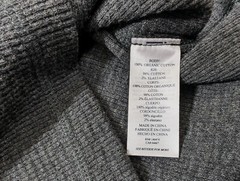 Faherty Thermal Surplus Crew Neck Waffle Knit Shirt Men`s Size S Organic