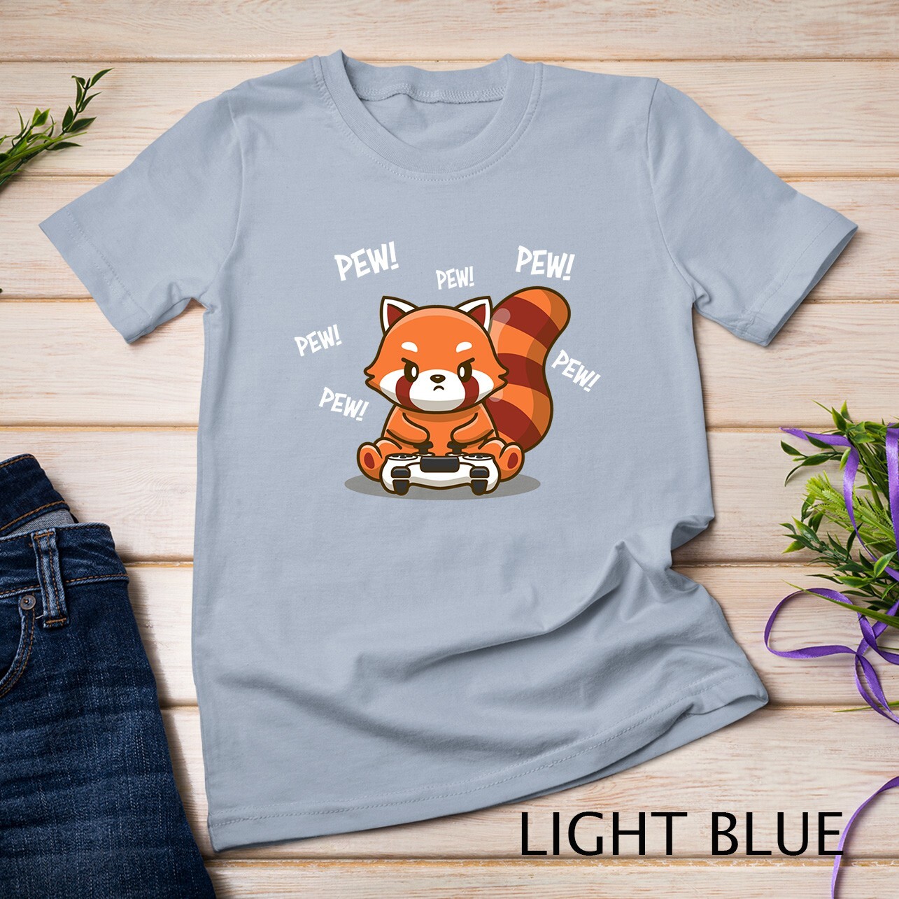Red Panda Unisex T-shirt gallery