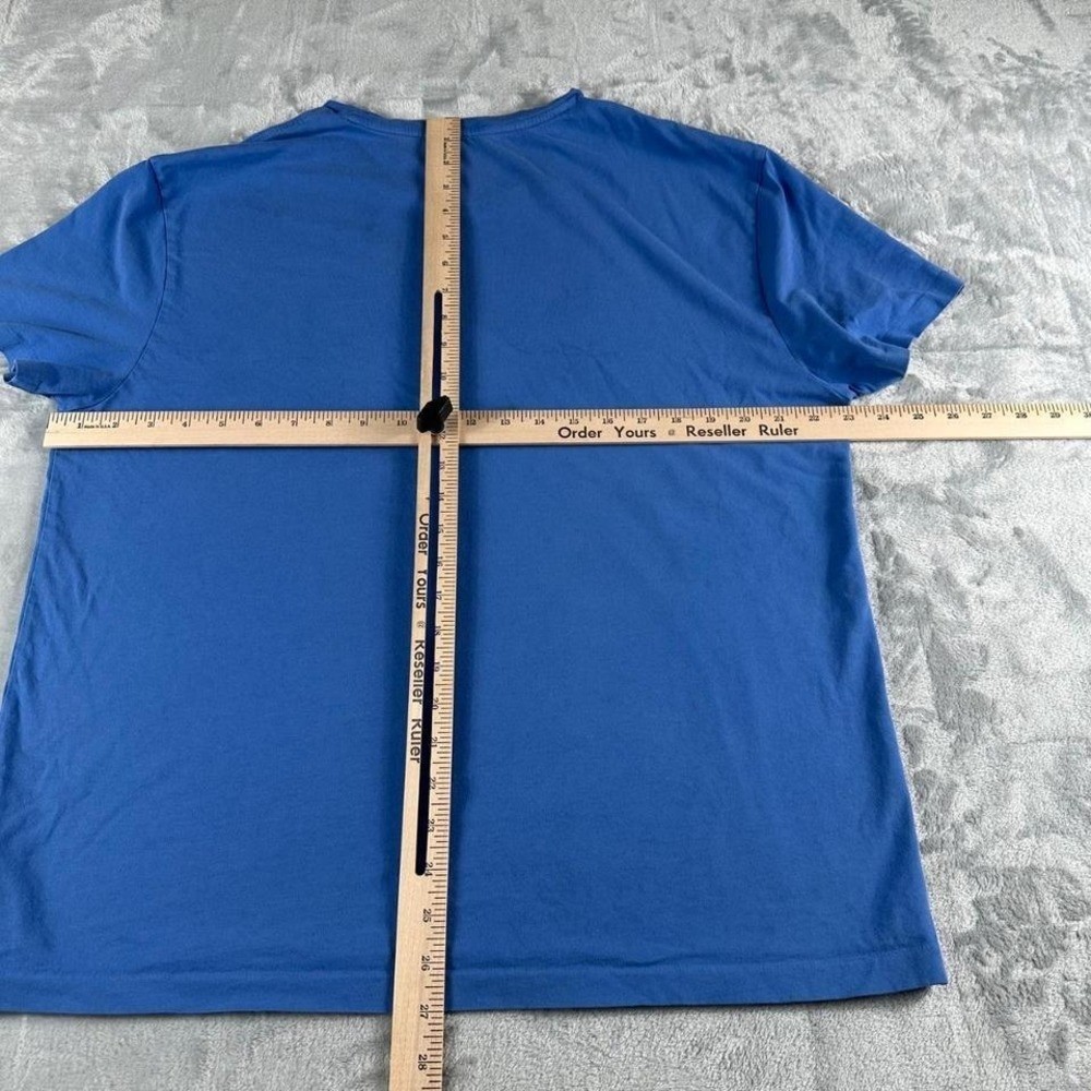 Polo Ralph Lauren Spellout T shirt Mens Large Blue Preppy Athleisure gallery