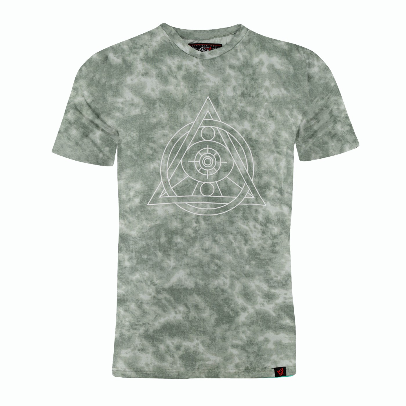 Beautiful Giant Men's Mystery Style T-shirt Crew Neck Sport Wear Sage for Gym gallery